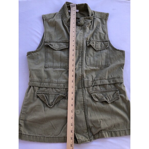 K Jordan Sleeveless Army Green Vest Size Medium - Picture 4 of 7